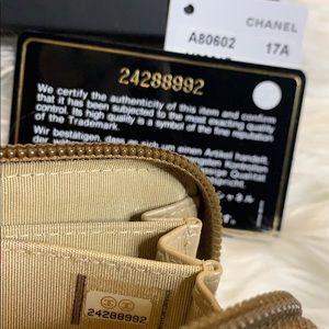 CHANEL Bags - Authentic Chanel Le Boy Metallic ZIP Cardholder CHANEL Bags - Authentic Chanel Le Boy Metallic ZIP Cardholder